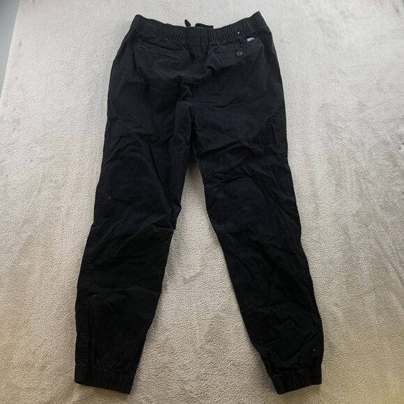 Aeropostale Mens Jogger Pants Small Pull On Black Stretch Casual Drawstring - Picture 12 of 14